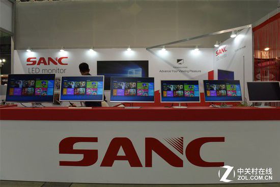 臺(tái)北電腦展 SANC品牌液晶展臺(tái)新品齊聚