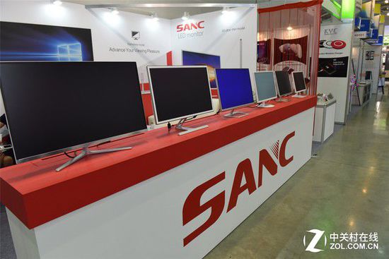 臺(tái)北電腦展 SANC品牌液晶展臺(tái)新品齊聚